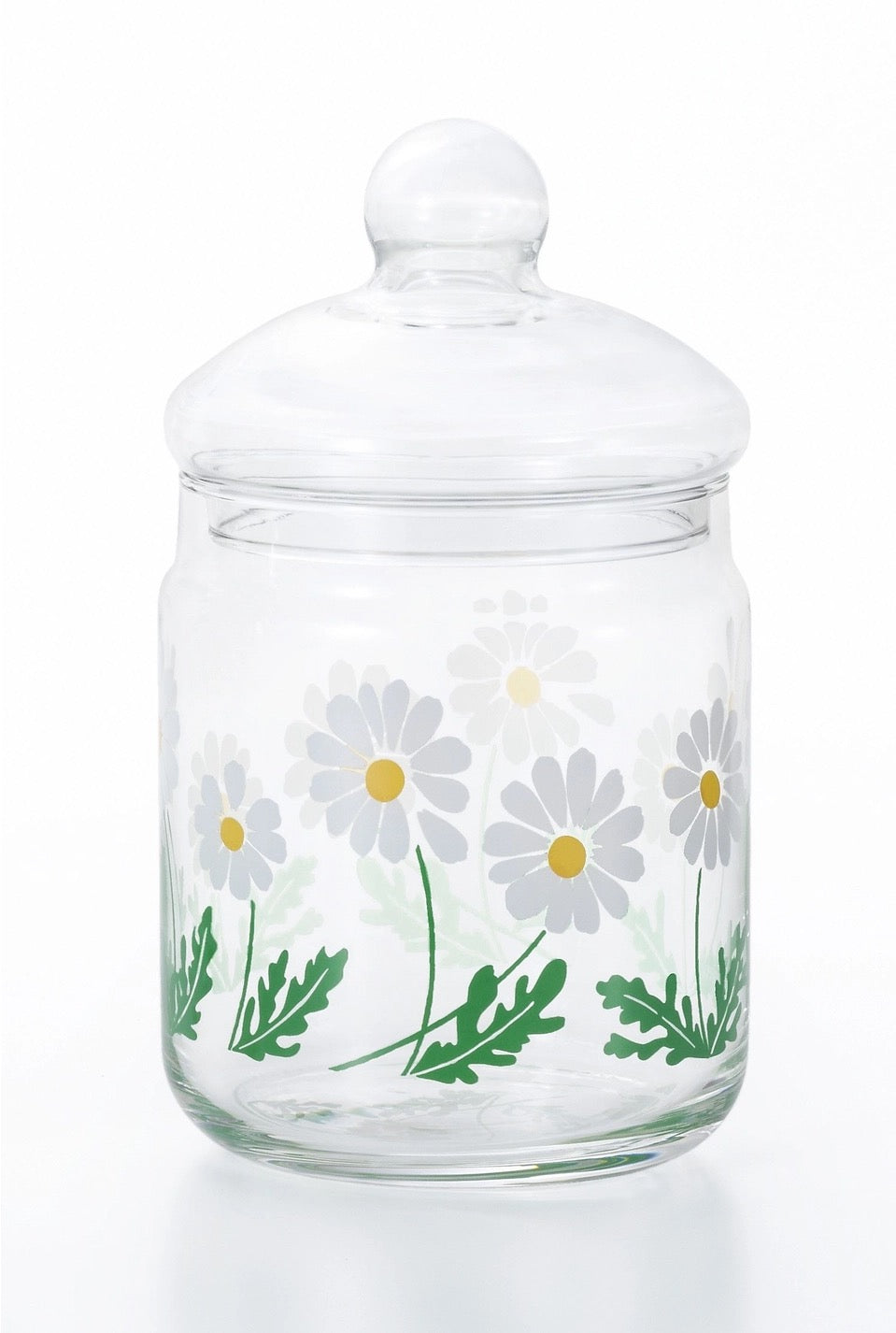 Aderia,Daisy glass candy jar