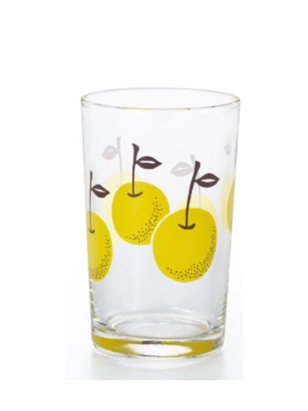 Aderia, pear pattern water glass cup