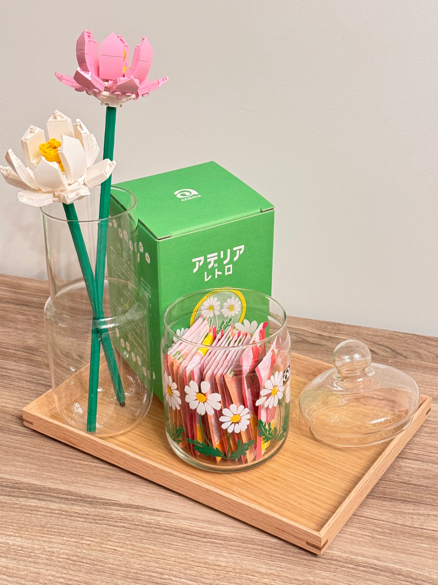 ADERIA, Candy Jar with Glass Lid, Medium
